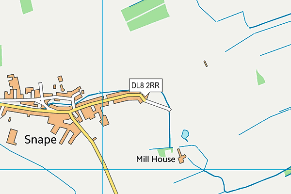 DL8 2RR map - OS VectorMap District (Ordnance Survey)