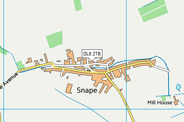 DL8 2TB map - OS VectorMap District (Ordnance Survey)