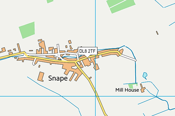 Snape Community Primary School map (DL8 2TF) - OS VectorMap District (Ordnance Survey)