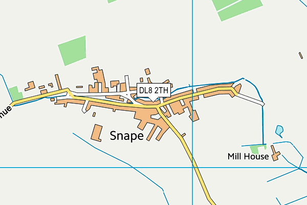 DL8 2TH map - OS VectorMap District (Ordnance Survey)