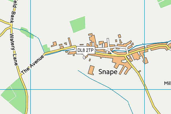 DL8 2TP map - OS VectorMap District (Ordnance Survey)