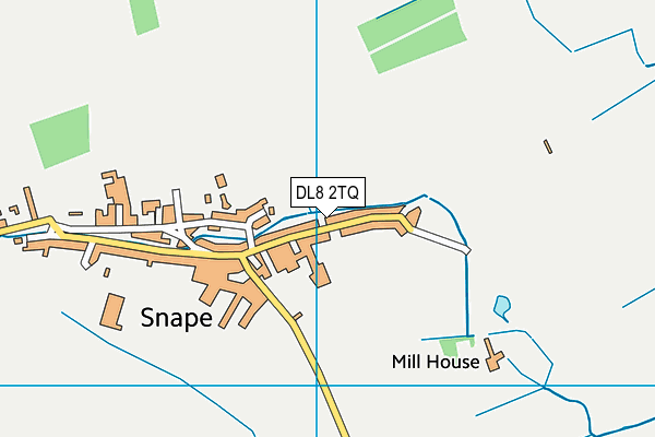 DL8 2TQ map - OS VectorMap District (Ordnance Survey)