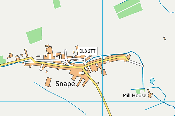 DL8 2TT map - OS VectorMap District (Ordnance Survey)