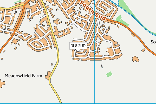 DL8 2UD map - OS VectorMap District (Ordnance Survey)