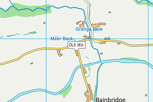DL8 3EA map - OS VectorMap District (Ordnance Survey)