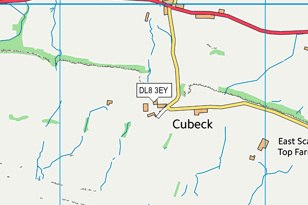 DL8 3EY map - OS VectorMap District (Ordnance Survey)
