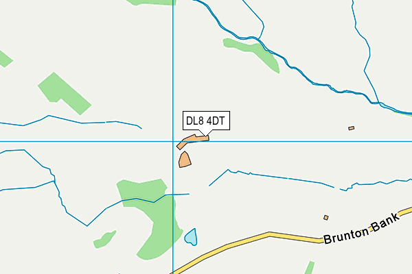 DL8 4DT map - OS VectorMap District (Ordnance Survey)