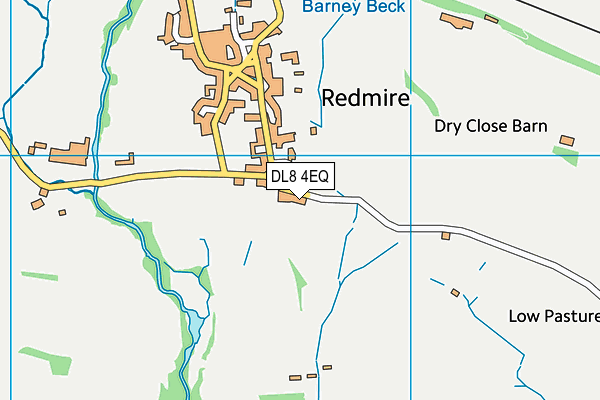 DL8 4EQ map - OS VectorMap District (Ordnance Survey)
