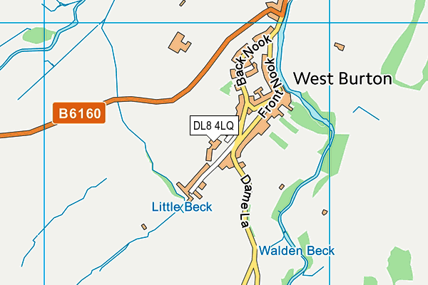 DL8 4LQ map - OS VectorMap District (Ordnance Survey)