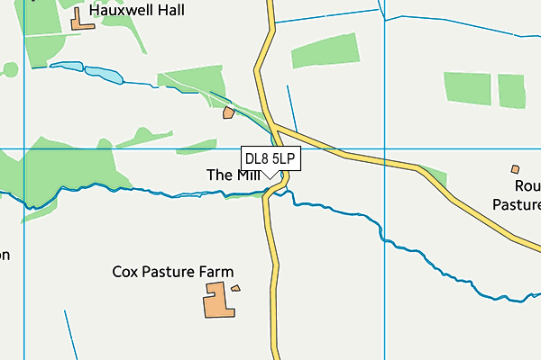 DL8 5LP map - OS VectorMap District (Ordnance Survey)