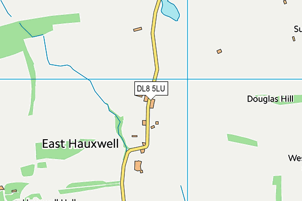 DL8 5LU map - OS VectorMap District (Ordnance Survey)