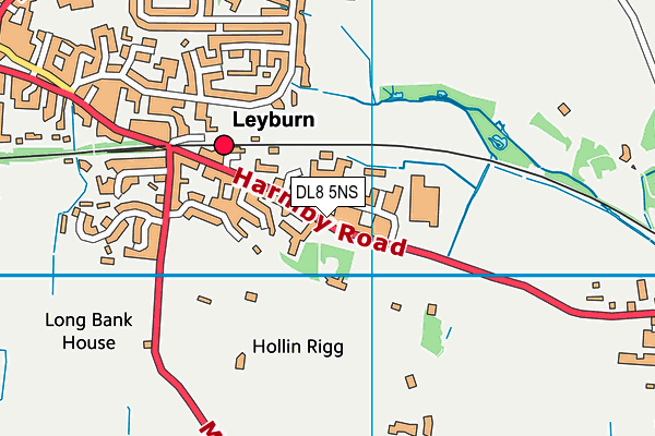 DL8 5NS map - OS VectorMap District (Ordnance Survey)