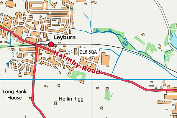 Map of A.R. CALVERT (LEYBURN) LIMITED at district scale