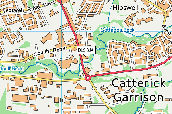 Map of CATTERICK CAR WASH LTD at district scale