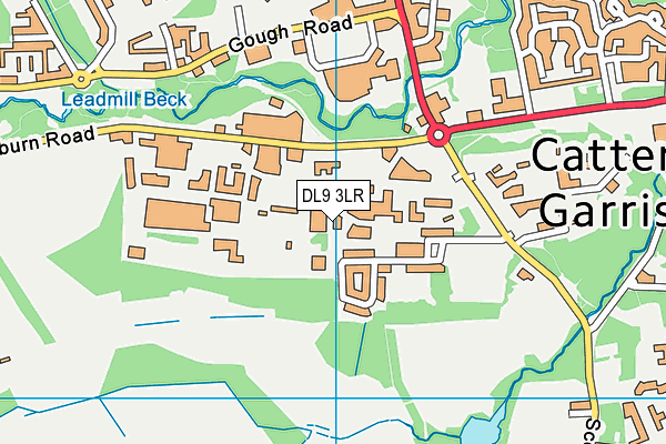 DL9 3LR map - OS VectorMap District (Ordnance Survey)