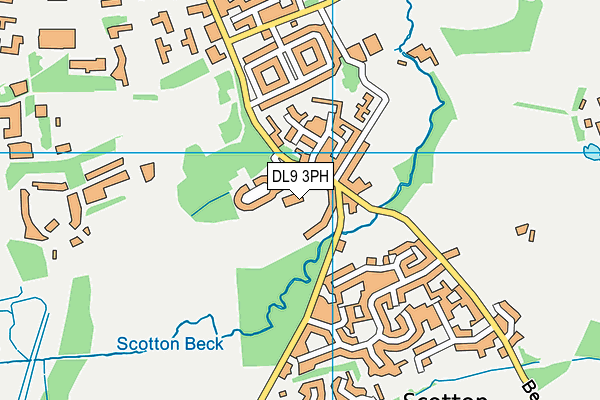 DL9 3PH map - OS VectorMap District (Ordnance Survey)
