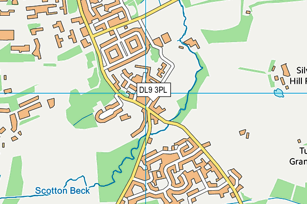 DL9 3PL map - OS VectorMap District (Ordnance Survey)