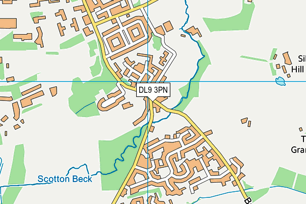 DL9 3PN map - OS VectorMap District (Ordnance Survey)