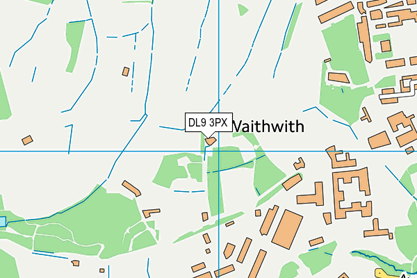 DL9 3PX map - OS VectorMap District (Ordnance Survey)
