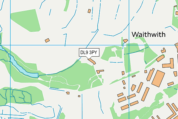 DL9 3PY map - OS VectorMap District (Ordnance Survey)
