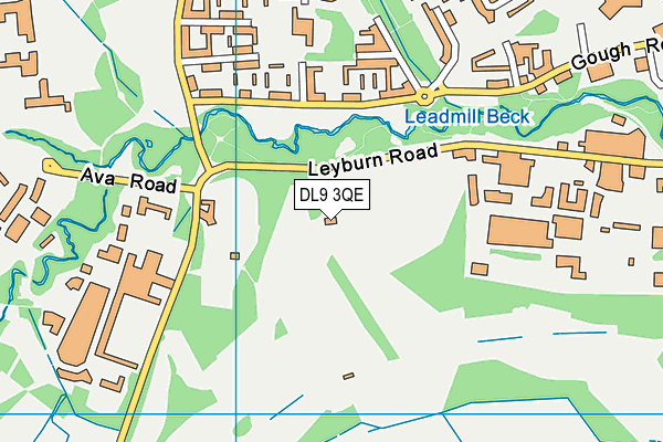 DL9 3QE map - OS VectorMap District (Ordnance Survey)
