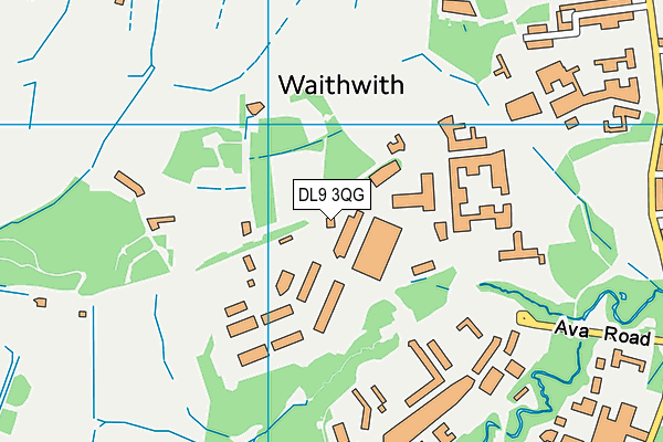 DL9 3QG map - OS VectorMap District (Ordnance Survey)