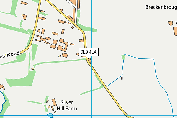 DL9 4LA map - OS VectorMap District (Ordnance Survey)