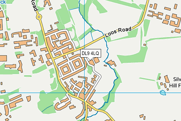 DL9 4LQ map - OS VectorMap District (Ordnance Survey)