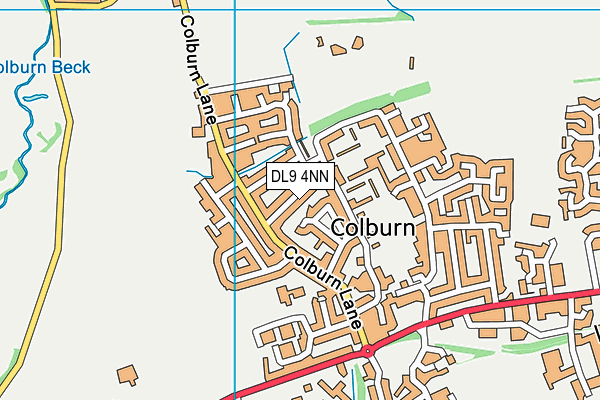 DL9 4NN map - OS VectorMap District (Ordnance Survey)