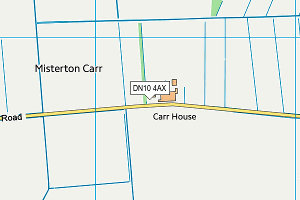 DN10 4AX map - OS VectorMap District (Ordnance Survey)