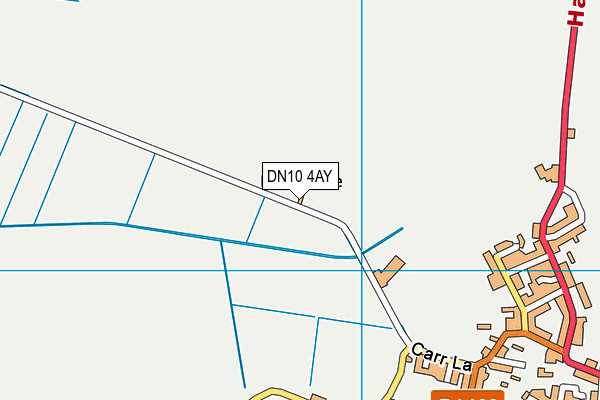 DN10 4AY map - OS VectorMap District (Ordnance Survey)