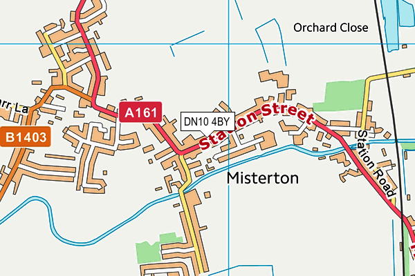 Map of MISTERTON BATHROOMS LTD at district scale