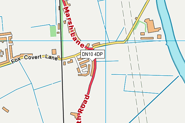 DN10 4DP map - OS VectorMap District (Ordnance Survey)