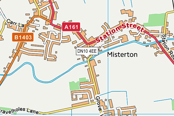 DN10 4EE map - OS VectorMap District (Ordnance Survey)