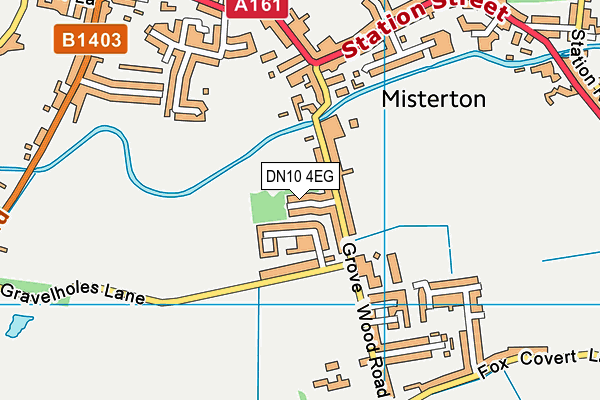 DN10 4EG map - OS VectorMap District (Ordnance Survey)