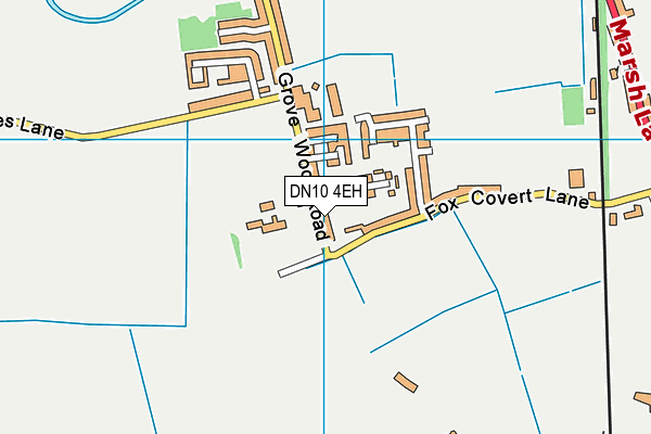 DN10 4EH map - OS VectorMap District (Ordnance Survey)