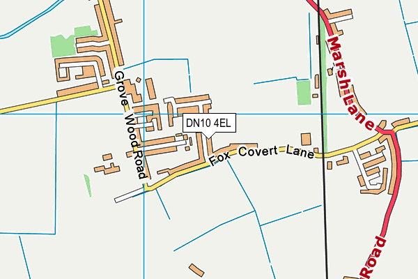 DN10 4EL map - OS VectorMap District (Ordnance Survey)