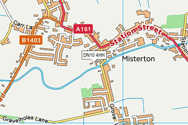 DN10 4HH map - OS VectorMap District (Ordnance Survey)