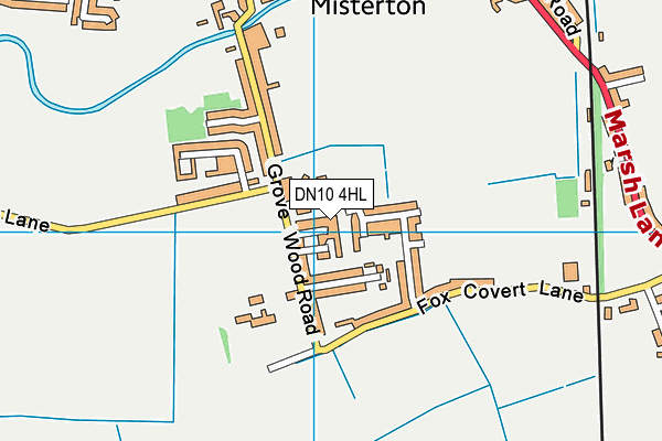 DN10 4HL map - OS VectorMap District (Ordnance Survey)