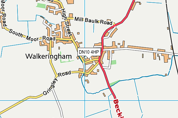 DN10 4HP map - OS VectorMap District (Ordnance Survey)