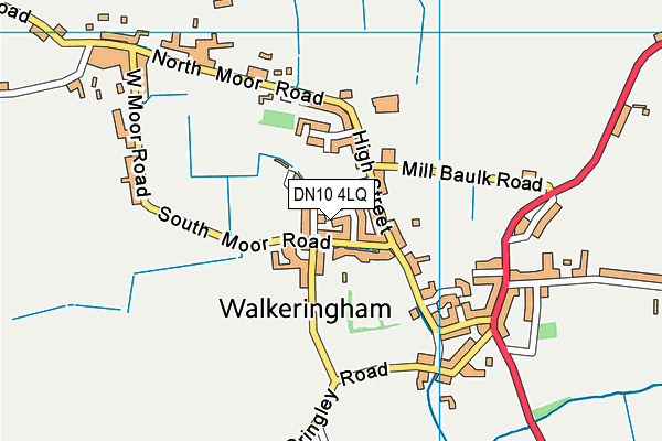 DN10 4LQ map - OS VectorMap District (Ordnance Survey)