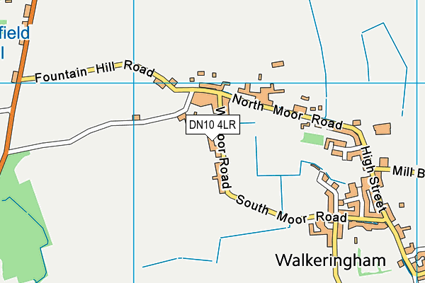 DN10 4LR map - OS VectorMap District (Ordnance Survey)