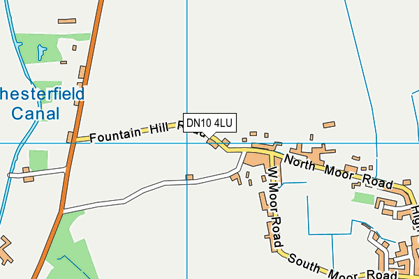 DN10 4LU map - OS VectorMap District (Ordnance Survey)