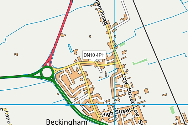Map of BECKINGHAM CONSULTING LIMITED at district scale
