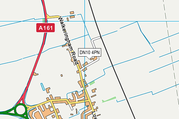 DN10 4PN map - OS VectorMap District (Ordnance Survey)