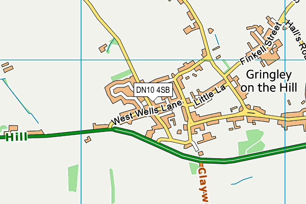 DN10 4SB map - OS VectorMap District (Ordnance Survey)