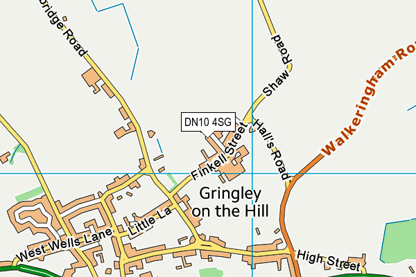 DN10 4SG map - OS VectorMap District (Ordnance Survey)