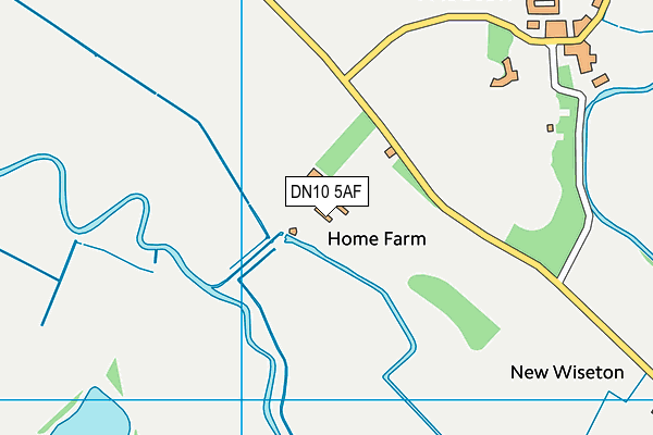 DN10 5AF map - OS VectorMap District (Ordnance Survey)