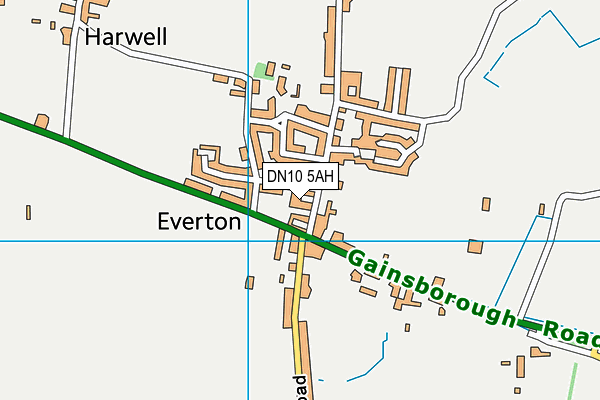 DN10 5AH map - OS VectorMap District (Ordnance Survey)