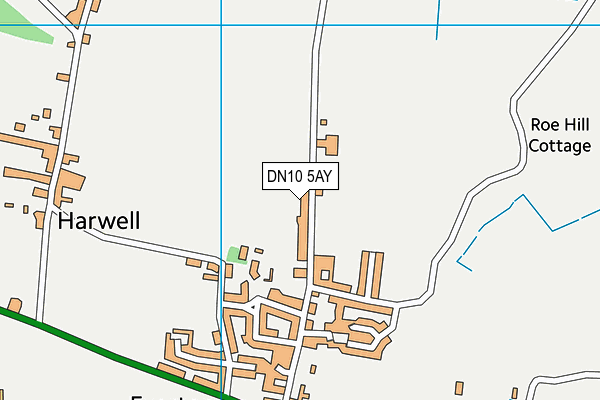 DN10 5AY map - OS VectorMap District (Ordnance Survey)